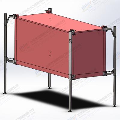 China Flange Mount Container Crane System Hydraulic Lift Cylinder For 20ft Container for sale