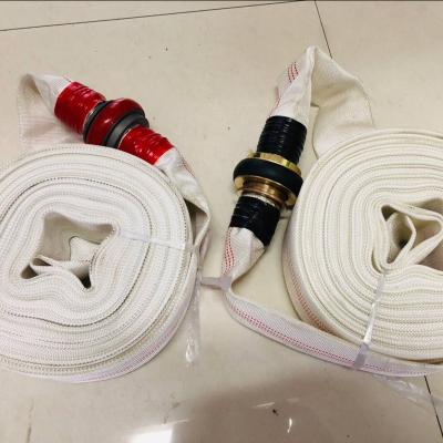 China Polyester Wholesale 4 Inch 100mm Diameter 8 Bar Work Pressure PU Lined Polyester Fire Hose Prices for sale