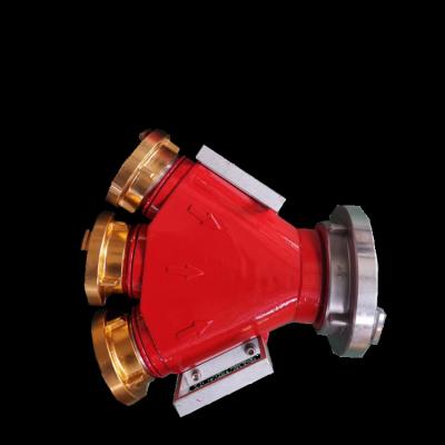 China French Type Star Fitting Hot Selling Hardware Brass And Aluminum Aluminum 3 Inch Fire Hose Turnout Pipe Fittings for sale