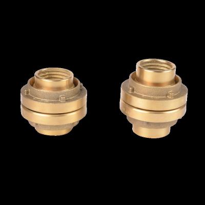 China For water fightting / fire discharging 2 inch brass short tail NH threading types fire hose coupling for sale