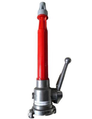 China Aluminum & hot sale plastic fire water nozzle used germany style fire hose nozzle for plumbing for sale