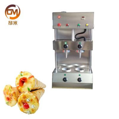 China Advanced Popular High Yield Restaurant Snack Food Pizza Cone Maker Different Size Pizza Cone Making Machine for sale