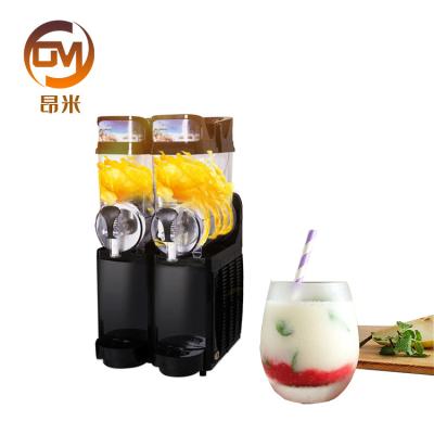 China Ice Slush Making Hot Sale Best Quality 2 Tank 15L China Commercial Ice Slush Maker Machine for sale