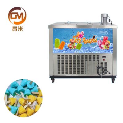 China Controlleld Singapore South Africa Mini Snack Factory Temperature Commercial 4 Mold Two Mold Popsicle Machine South Africa for sale