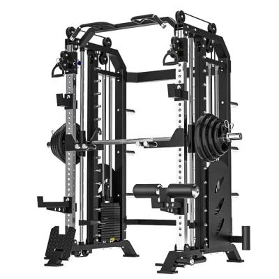 China Multifunctional Gym Smith Machine Life Fitness Home Gym Trainer Power Rack Cable Machine Squatting Equipment Universal Functional for sale