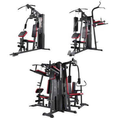 China Gym Exercise Equipment One Three And 5 Multi-Function Rack Gym Home Station Integrated Trainer Mutli Function Station for sale