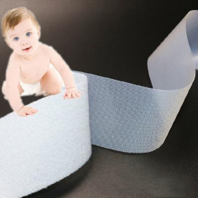 China Viable Soft Thin Plastic Injection Baby Clothing Hook And Loop Black Berry Soft Tissue Injection Hook And Loop For Baby Diaper for sale