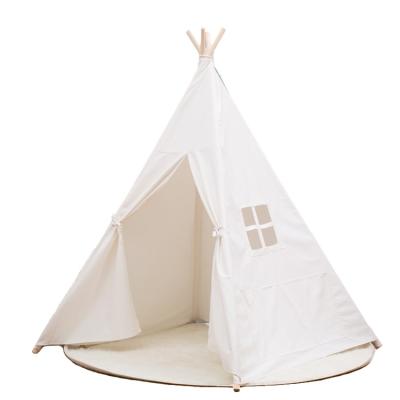 China Toy 100% Soft Cotton Canvas 4 Feet Kids Play Tent Indian Kids Play Teepee Tent for sale