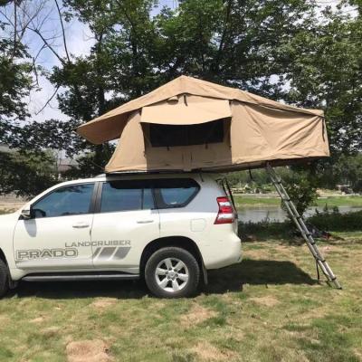 China Diagonal Tie Type Camping Foldable Roof Car Top Tent for sale