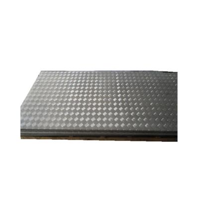 China Hot Selling H114 Construction Textured Five Bar Corrugated Aluminum Plate Ribbed Checkered Diamond Panels Price for sale