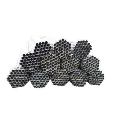 China Hot Sales ASTM A53 Low Carbon Welded Liquid Pipe ERW Zinc Coating Pipes Soft Round Galvanized Steel Tubes for sale