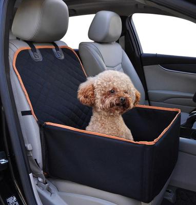 China Travel Waterproof Dog Car Seat Covers Pet Booster Front Seat Cover for sale