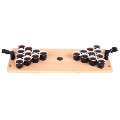 China Portable Waterproof Tabletop Beer Pong Table Eco-freindly Mini Beer Pong Drinking Game MDF Party Game Set for sale