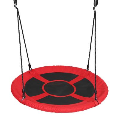 China Eco-freindly Wholesale Saucer Swing Comfort Hanging Circular Tree Swings For Kids for sale