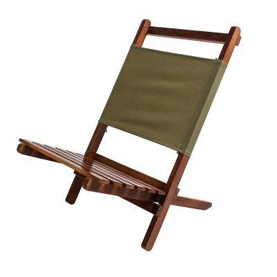 China Personalized Logo Eco-freindly Small Camping Chair Folding Chair Outdoor Beech Custom Chair for sale