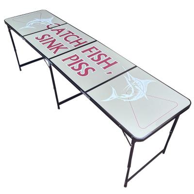 China Ideal Customized Beer Pong Table Space Saving Folding Beer Pong Table Eco-freindly for sale