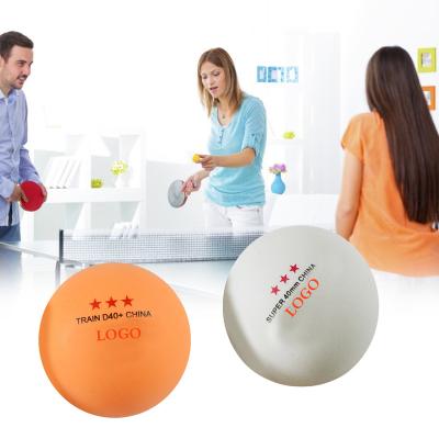 China New Eco-freindly ABS Plastic Table Tennis Balls 2.8g Three-Star 40+mm Ping Pong Balls For Beer Pong Game Table for sale