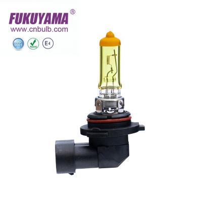 China HB4 9006 12V 51W Crystal Yellow Quartz Glass Car UV Bulb for sale