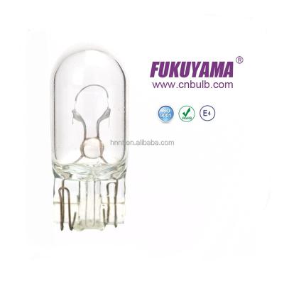 China Auto Bulbs W5W T10 12V 5W Lead Free Glass Auto Lamps Emark for sale