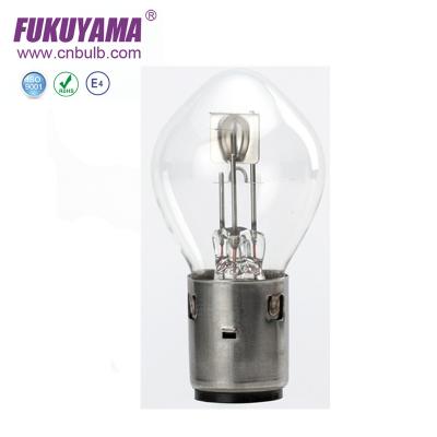 China B35 LEAD FREE GLASS Auto Motorcycle Lamp Halogen Bulb 12V 25/25W BA20D for sale