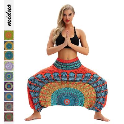 China Breathable Causal Gypsy Dance Harem Women Yoga Pants Loose Pants Pantyhose for sale