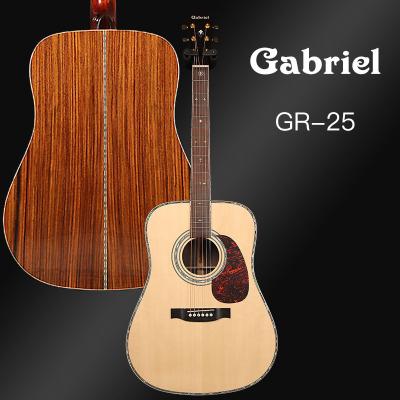 China Factory supply custom made rosewood engelmann guitar gabriel fir engelmann acoustic guitar solid single solid superior high quality solid fir for sale for sale