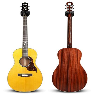 China Factory Supply Solid Guitar Fir Sitka Fast Delivery 36 Inch Top Mini Solid Fir Acoustic Guitars For Kids for sale