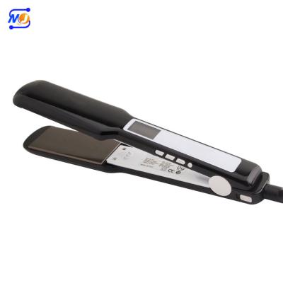 China Zkagile Max Hair Straightener Wide Plate HTitanium Iron Titanium Flat Iron for sale