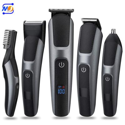 China Hair Clippers Zkagile 5 in 1 Hair Grooming Kit For Men All In One Trimmer Kit Rechargeable Electric Hair Trimmer Mens for sale