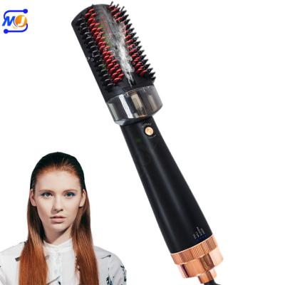 China Professional Infrared Sprayer Zkagile Steam Hair Dryer Blows Straighten Hot Iron Fan Straightener Comb Styler Straighten for sale