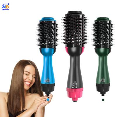 China 3 in 1 Hair Dryer Zkagile Hair Brush Dryer 3 in 1 Hair Dryer Massage Brush Hot Airbrush Electric Curling Hair Dryer Styler for sale