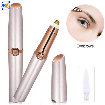 China Zkagile USB Rechargeable Mini Eye Brow Shaver Electric Lady's Eyebrow Trimmer Painless Painless Remover Eyebrow Trimmer for sale