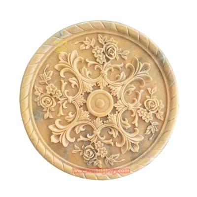 China Wholesale Eco - Friendly Natural Stone Garden Decor Opens Wall Building Marble Relief for sale