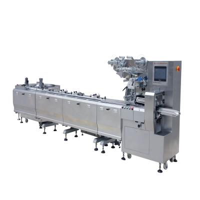 China Food High Efficiency Factory Price Candy Chocolate Flow Wrapper Wrapping Machinery Packaging Machine for sale