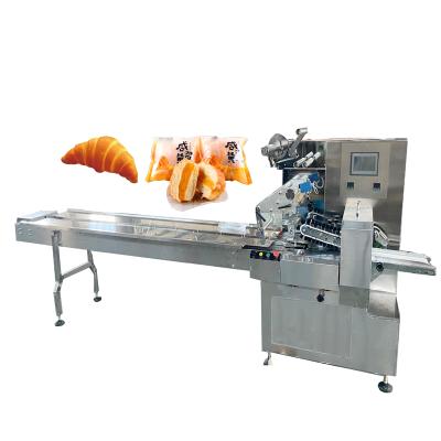 China Food 400 Pieces Min Multifunction Packing Machine Pillow Flow Machinery 5kw Packaging For Biscuit Bread Soap Biscuit for sale