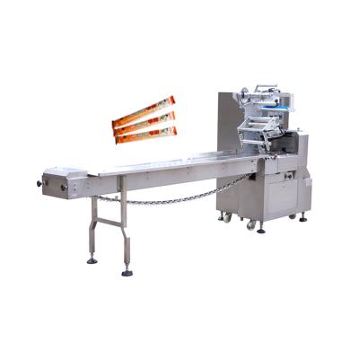 China Food Servo Control Feeding and Wrapping Machine Sus304 Toast Bread Bakery High Speed ​​Equipment Automatic Flow Wrapper for sale