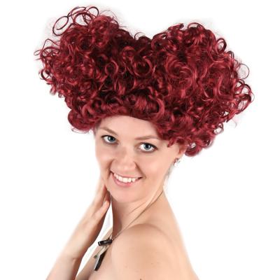 China Costume Women Short Perennial Red Heart Shaped Body Wave Style Abracadabra Hair Cosplay Wigs Beautiful for sale