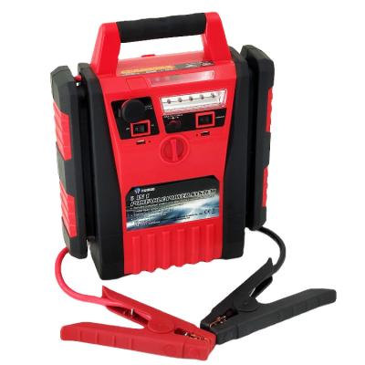 China 12V Portable Emergency Power Station Battery Booster Car Jump Starter With Air Compressor 30*18.5*37.5CM for sale