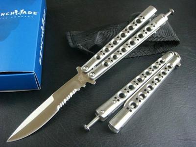 China Benchmade knife BM42 flail knife - half serrated for sale