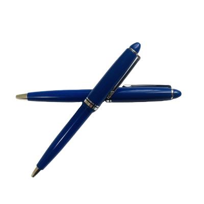 China Manufacture Promotional Plastic Pen Cheap Logo Ball Pen Company School Supplier Blue Advertising Pen for sale