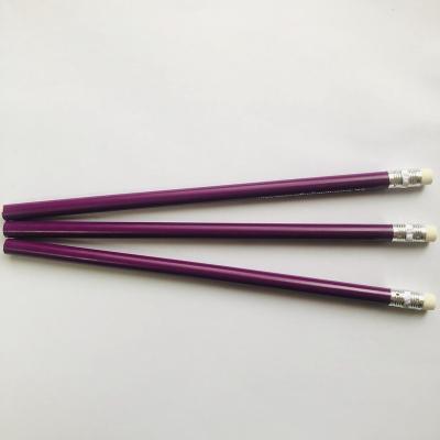 China Manufacture Promotional Purple Pencil China Pen Wholesale Custom Logo Printed Advertise Pencil Gift Pencil for sale