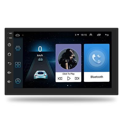 China Universal Car DVD Player 2 Multi-touch Capacitive Din Screen Android Car Stereo For 10.1 Version Wifi GPS BT FM Car Video Navigation for sale