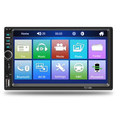 China 7inch Touch Screen Car Radio 2 Din Car Stereo Video DVD mp5 Player with BT Mirror Link FM for sale