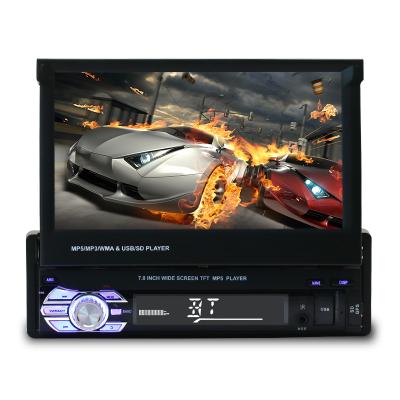 China Touch Screen Stereo Retractable Panel BT USB/TF/Aux Player Mirror Link 1 DIN Auto Radio 7 Inch MP5 Car Stereo Radio Audio Player for sale