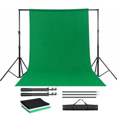 China Rust resistant and washable diy high quality aluminum cheap expandable wedding photography event banner new stage studio photo adjustable backdrop stand for sale