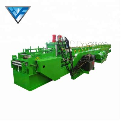 China Building Material Shops Rolling Mill Machinery Roller Shutter Door Guide Rail Steel Cold Forming Machine YX90-80 for sale