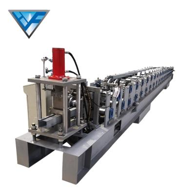 China Building Material Shops Shutter Guide Making Machine Metal Roller Shutter Door Guide Rails Roll Forming Machine for sale