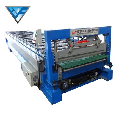 China 1071mm Steel Galvanized Metal Sheet Wall Sheet Sheet Roll Forming Machine for sale