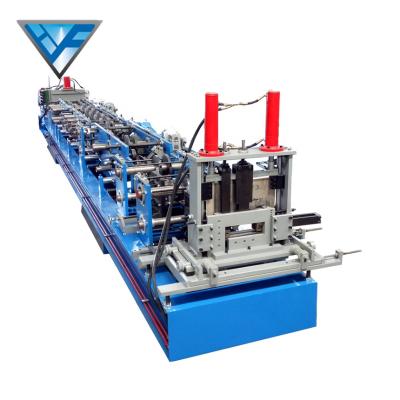 China Building Material Stores Fast Changed Size CZ Section Purlin Cold Roll Forming Machine for sale