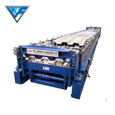 China Building Material Shops Steel Floor Deck Panel Forming Making Equipment / Galvanized Rolling Strip Floor Decking Former Machinery for sale